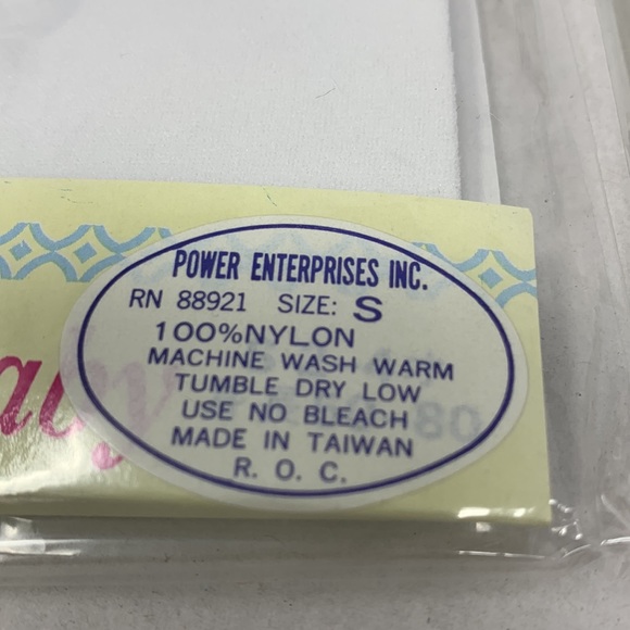 Sz S (2-4) WHITE High Class Socks tights stockings new solid white - Picture 7 of 17